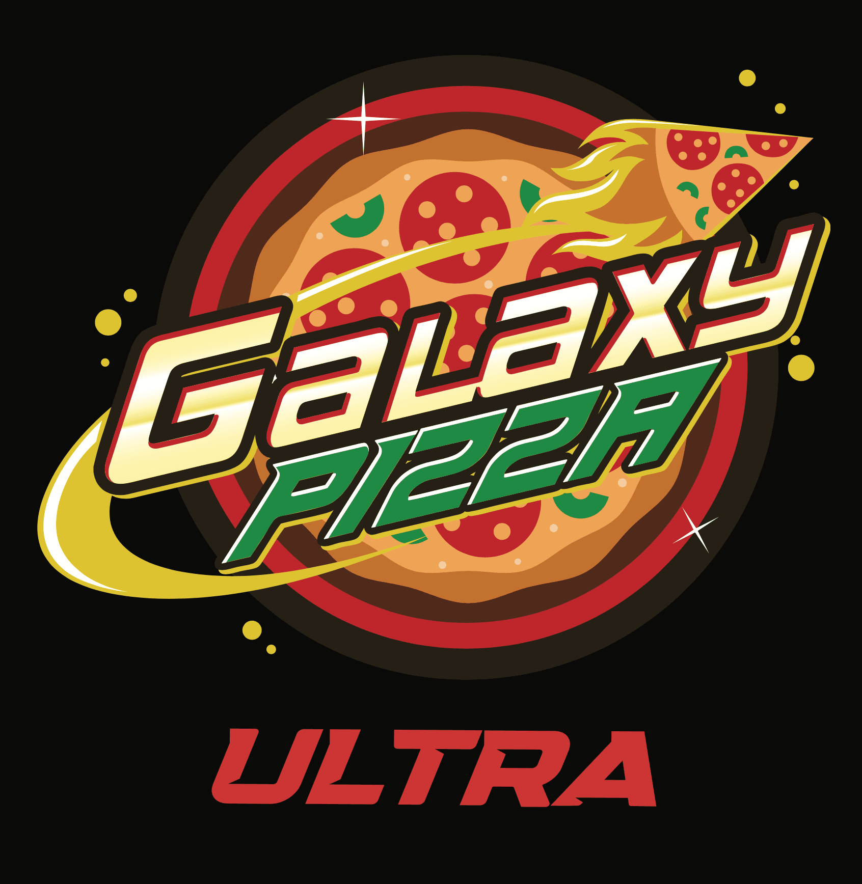 Galaxy pizza logo